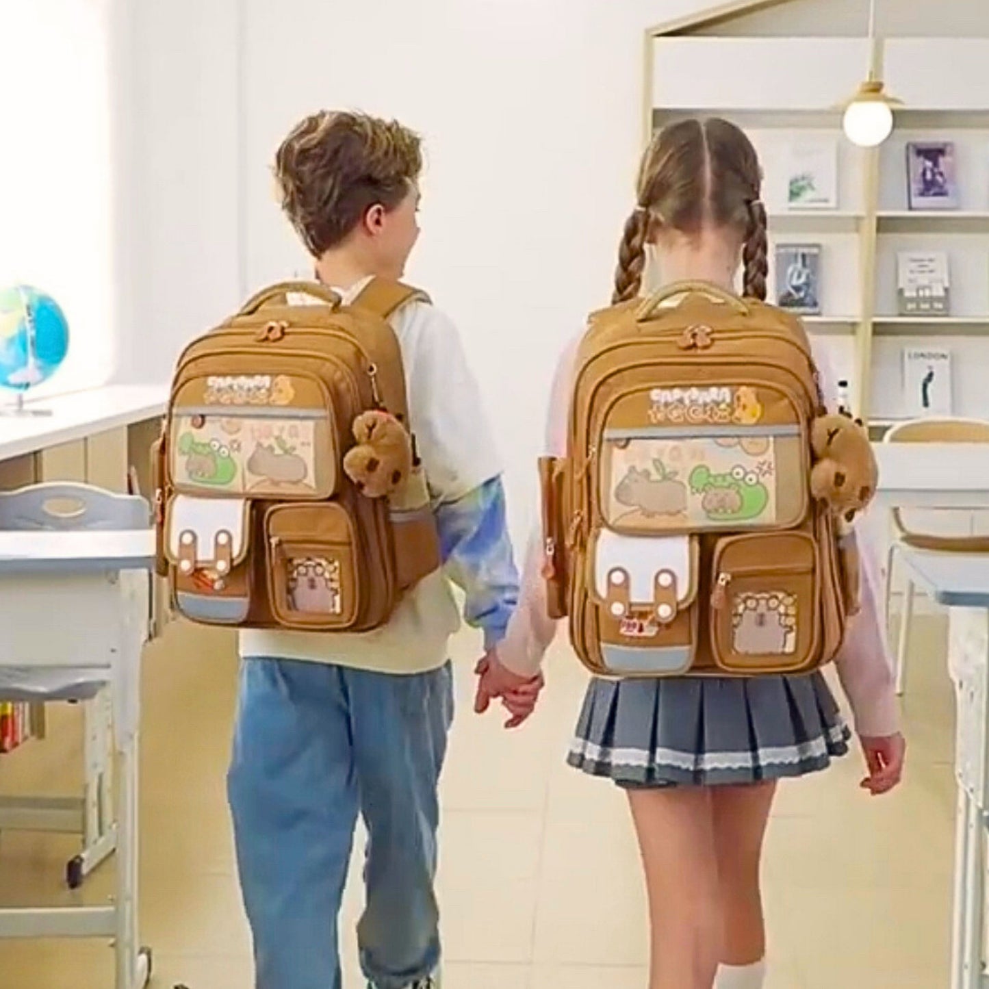 CapiBag™ - Mochila Capibara con Múltiples Compartimentos / COLORES VARIADOS 🌈