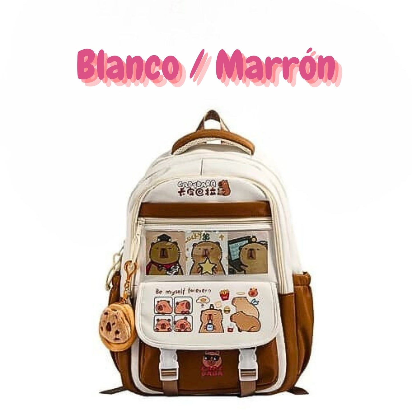 CapiBag™ - Mochila Capibara con Múltiples Compartimentos / COLORES VARIADOS 🌈