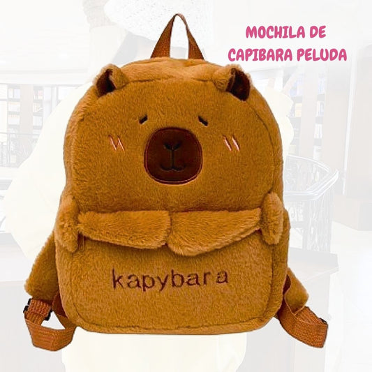 Mochila de Capibara Peluda
