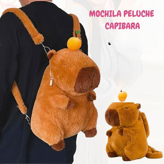 Maleta/Mochila Peluche Capibara