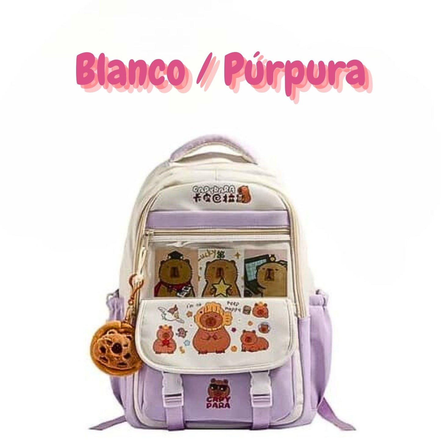CapiBag™ - Mochila Capibara con Múltiples Compartimentos / COLORES VARIADOS 🌈